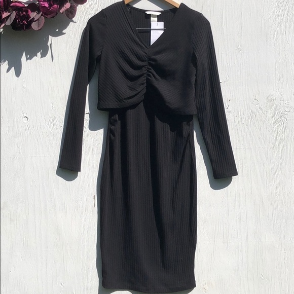 h&m mama nursing dress